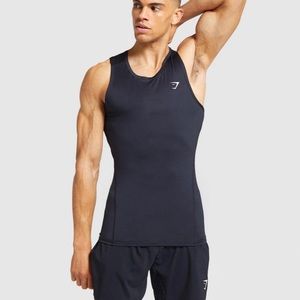 Gymshark, Element Baselayer Tank, Black, Size Small
